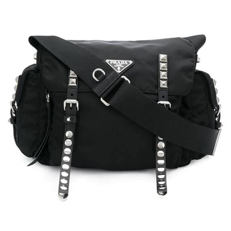 prada bag with studs|prada studded shoulder bag.